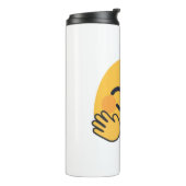 Hugging Emoji Thermosbecher (Nach links gedreht)