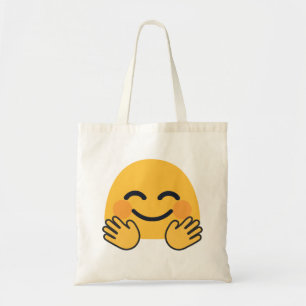 Hugging Emoji Tragetasche