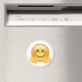 Hugging Face Emoji Magnet (In Situ (Geschirrspüler))