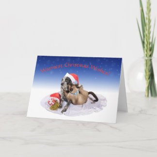 Huggy Christmas Karte