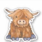 Huggy Harry - Teil meiner Fluffy Friends Series Cl Aufkleber (Vorderseite)