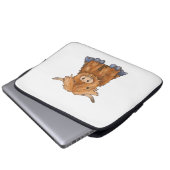 Huggy Harry - Teil meiner Fluffy Friends Series Cl Laptopschutzhülle (Vorne Knopf)