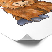 Huggy Harry - Teil meiner Fluffy Friends Series Cl Poster (Ecke)