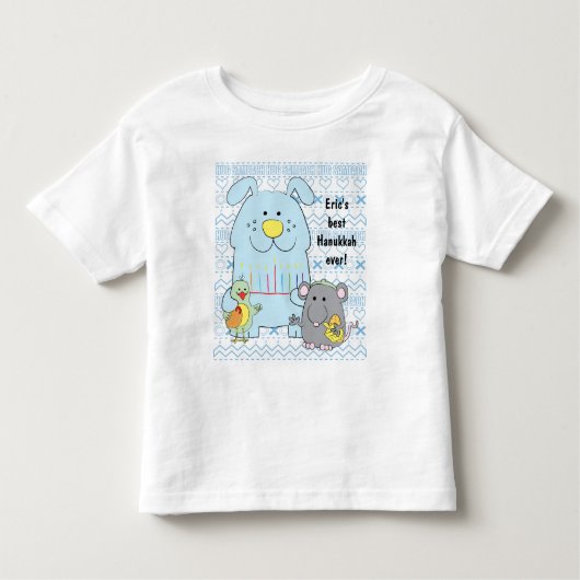 Huggy Sameach" Hund-T - Shirt (Vorderseite)