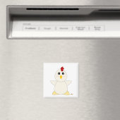 Huggy White Chicken Magnet (In Situ (Geschirrspüler))