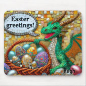 HUGH ~ DRAGON'S EASTER GREETINGS Eggs ~ Mousepad (Vorne)