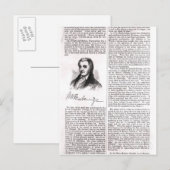 Hugh Henry Brackenridge Postkarte (Vorne/Hinten)