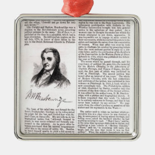 Hugh Henry Brackenridge Silbernes Ornament