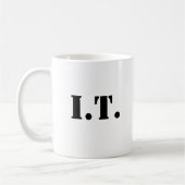 Hugh Howey herauf Spitzen-I.T. Mug Kaffeetasse (Links)