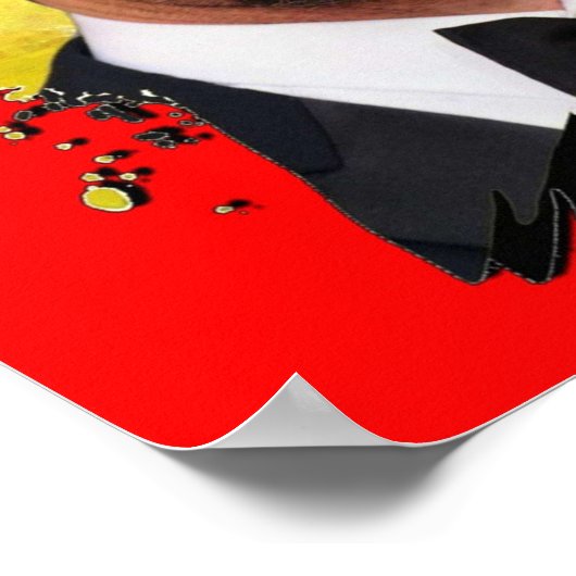 Hugh Jackman Poster (Ecke)