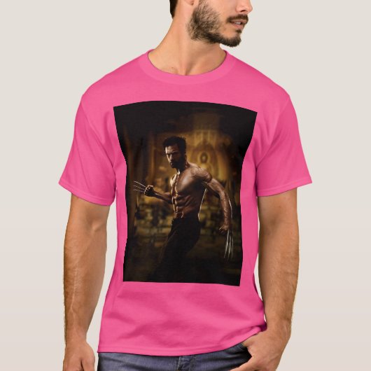 Hugh Jackman T-Shirt (Vorderseite)