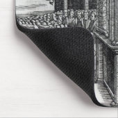 Hugh Latimer, der vor König Edward VI predigt Mousepad (Ecke)