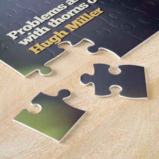 Hugh Miller Inspiration Zitat "Chancen" Puzzle (Seite)