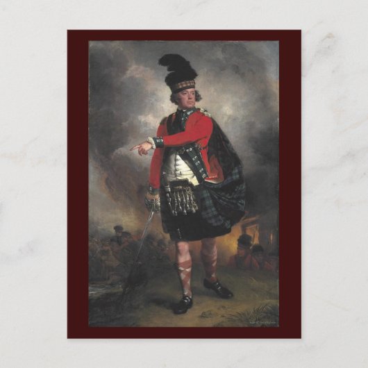 Hugh Montgomerie Postkarte (Vorderseite)