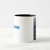 Hugh R. Killingmee- myFarcebook.com Fastfood- Zweifarbige Tasse (Mittel)