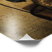 Hugh rief letzte Nacht an Fotodruck (Ecke)