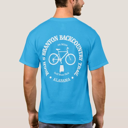 Hugh S Branyon Backcountry Trail (Radfahren) T-Shirt (Rückseite)