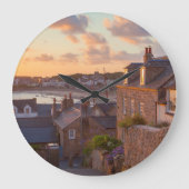 Hugh Town, Isles of Scilly Large Clock Große Wanduhr (Vorderseite)