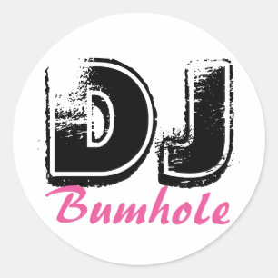 Hugh-Zeichen-Aufkleber Runder Aufkleber