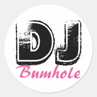 Hugh-Zeichen-Aufkleber Runder Aufkleber