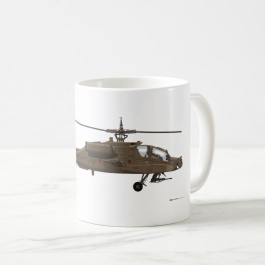 Hughes AH-64 Apache Kaffeetasse (VorderseiteRechts)