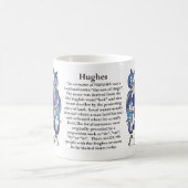 Hughes-Familien-Wappen Tasse (Mittel)