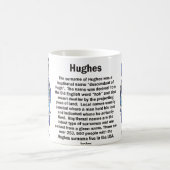 Hughes-Familienwappen auf einer Tasse (Mittel)