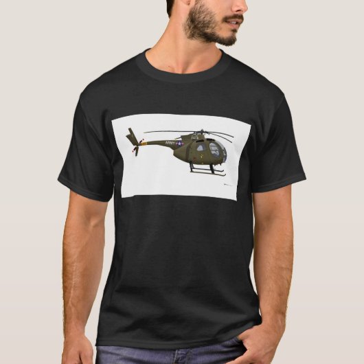 Hughes OH-6 Cayuse Cav T-Shirt (Vorderseite)