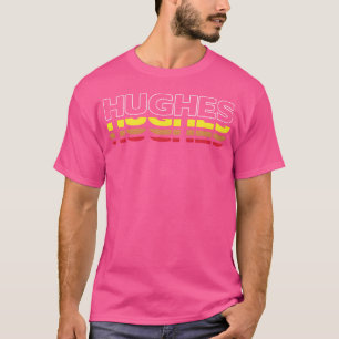 Hughes Vorname Lustig Vintage Sonnenuntergang Hugh T-Shirt