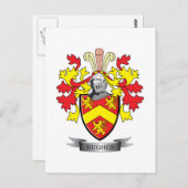 Hughes-Wappen Postkarte (Vorne/Hinten)