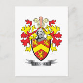 Hughes-Wappen Postkarte (Vorderseite)