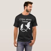 Hugin and Munin catch Christian fish - Odin instea T-Shirt (Vorne ganz)