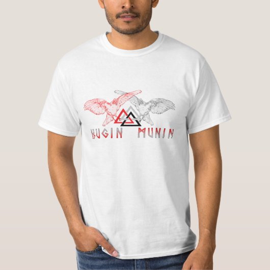 Hugin u. Munin Shirt (Vorderseite)