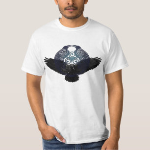 Hugin und Munin, Rabe, Odin T-Shirt