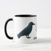 "Huginn & Muninn" weise Odin's ravens Tasse (Links)
