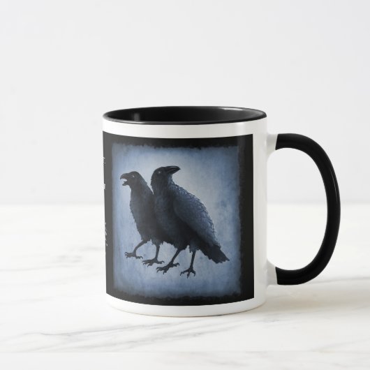 Huginn u. Muninn Tasse (Rechts)
