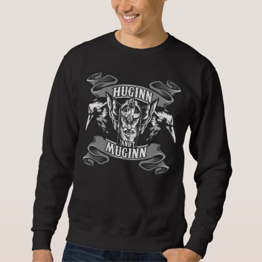 Huginn und Muginn Sweatshirt (Vorderseite)