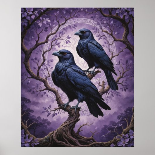 Huginn und Muninn Poster (Vorne)