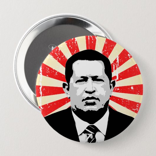 Hugo Chavez Button (Vorne & Hinten)