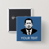Hugo Chavez Button (Vorne & Hinten)