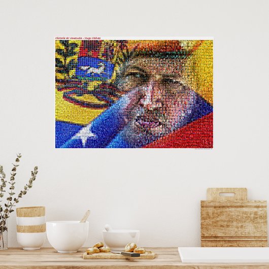 Hugo Chavez Poster (Küche)