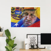 Hugo Chavez Poster (Heimbüro)