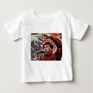 Hugo Chavez - Stil der Cartoon Revolution Baby T-shirt
