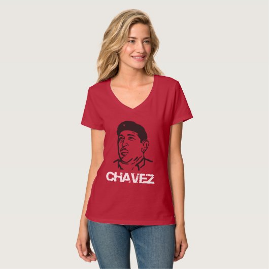 Hugo Chavez T-Shirt (Vorderseite Vollansicht)