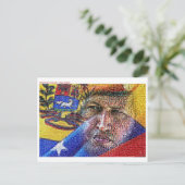 Hugo Chavez - Venezuela. Postkarte (Stehend Vorderseite)