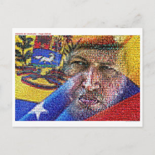 Hugo Chavez - Venezuela. Postkarte