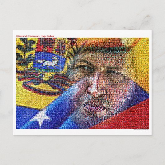 Hugo Chavez - Venezuela. Postkarte (Vorderseite)