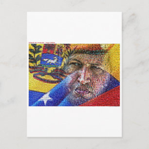Hugo Chavez - Venezuela. Postkarte