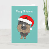 Hugo, der Wursthund Feiertagskarte (Vorderseite)