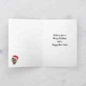 Hugo, der Wursthund Feiertagskarte (Innenseite)